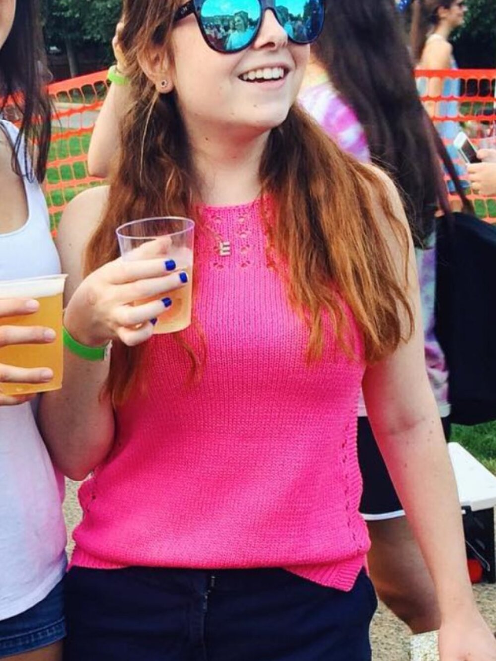 Lily Pink Knit Tank Top